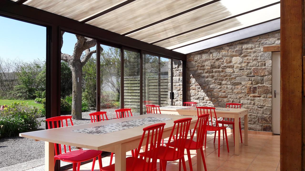 Maison De La Croix Galliot Panzió Cherrueix Kültér fotó